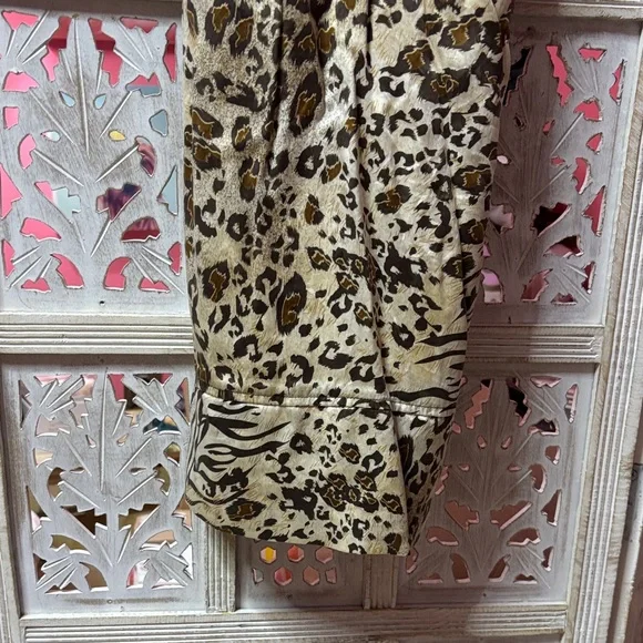 Arden B Animal Print Backless Dress Size: Small - Picture 5 of 8